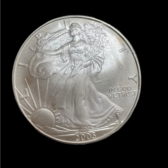 2005 American Silver Eagle 1 Troy oz. .999 Fine Silver Dollar Coin Uncirculated - Picture 5 of 12